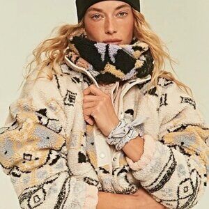 Hit The Slopes Printed Fleece Jacket